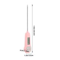 Digital Food Thermometer Green Portable Cooking Probe Instant Read Thermometer Meat Grill Kitchen Supplies Kitchen Supplies rožinė
