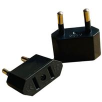 Euro to US Power Adapter Plug - Round to Flat Conversion Socket