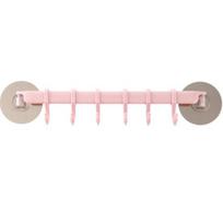 Daugiafunkcis plastikinis vonios kambario virtuvės sieninis siurblys apvalus pakabos kablys 37cm x 7cm