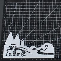 Antelop Village Metal Cutting Dies Stencils Scrapbook Photo Album Paper Decorative Craft Embossing