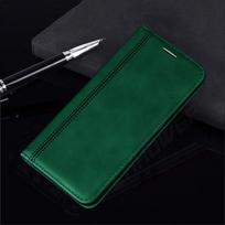 Tvirtas magnetinis atverčiamas odinis dėklas, skirtas Xiaomi POCO X3 NFC M3 Redmi Note 9 9S 8T 8 7 Pro Max 9A 9AT 9C NFC Mi 10T Lite Pro Minkštas piniginės knygos viršelis Fundas Redmi 9C žalia