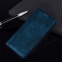 Tvirtas magnetinis atverčiamas odinis dėklas, skirtas Xiaomi POCO X3 NFC M3 Redmi Note 9 9S 8T 8 7 Pro Max 9A 9AT 9C NFC Mi 10T Lite Pro Minkštas piniginės knygos viršelis Fundas Redmi 9C mėlyna