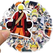 50 vnt./pakuotė Animaciniai NARUTO Anime Lipdukai Vandeniui atsparūs Ritinlentė Motociklas Gitara Bagažas Nešiojamas kompiuteris Dviratis Lipdukas Vaikų žaislai