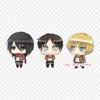 Mikasa ir Erenas Čibi Erenas Jėgeris Akermanas Iškarpų Lopai Drabužiams Dideli Anime Lopai Terminio Pernešimo Vinilo Lipdukas Užlyginami Pernešimai Drabužiams