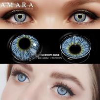 AMARA 2vnt Cosplay Anime Eyes Lęšiai akims ICESNOW serijos makiažas Sharingan Beauty kontaktiniai lęšiai Akių kosmetiniai spalvoti lęšiai akims