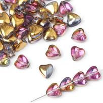 20 vnt./maišelis 8 mm specialios blizgios spalvos krištolinio stiklo širdies formos žavesio karoliukai, skirti kaklo papuošalams, apyrankėms, auskarams, papuošalams gaminti „pasidaryk pats“
