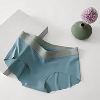 Besiūlės kelnaitės Ice Silk Moteriškas patogus apatinis trikotažas Moteriški kelnaitės žemu juosmeniu Didelio dydžio kelnaitės, seksualus apatinis trikotažas M
