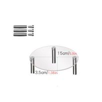 Virtuvės tortų stovas Daugiasluoksnis pakaitinis apvalus komplekto stalas Small size 15cm white