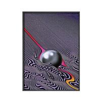 Tame Impala Glastonbury koncerto plakatas Vintažinis spalvingas drobės paveikslas Retro sienų srovės Nuotraukos gyvenamojo kambario namų dekoravimui 21cm×30cm NoFrame