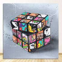 Įkvepiantys plakatai ir spaudiniai Gatvės sienų meno nuotraukos, skirtos gyvenamajam kambariui, namų dekoro gestas Graffiti meno drobės tapyba 21cm×30cm NoFrame