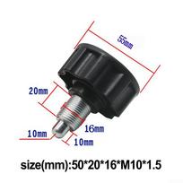 Dviračio traukimo kaiščio rankenėlė 50*20*18mm juodas plastikas+metalas 100g 1vnt M16
