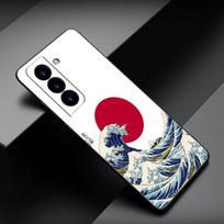 Japanese Wave Anime Dragon telefono dėklas, skirtas Samsung Galaxy S22 Pro S21 S20 FE Ultra S10 Lite S10 S10E S9 S8 Plus minkštas juodas dangtelis Samsung S10 Plus