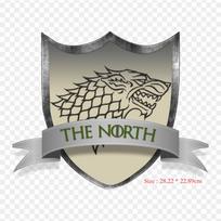 Emblema Starks Arya Stark Eddard Stark Iron on Heat Transfer Printing Vinyl Patches Sticker for Clothes DIY Appliques Washable Patches