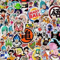 Anime Dragon Ball grafiti lipdukai PVC vandeniui atsparūs lipdukai Bagažo nešiojamojo kompiuterio lipdukai 10PCS