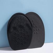 1 pora moterų vyrų priekinės pėdos įdėklai puspadžiai Neslidžios batų pagalvėlės priekinės pėdos pagalvėlės Size 35-39 1pair juoda