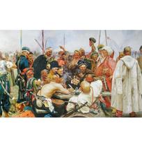 Kazokų atsakymas Turkijos sultonui Cavans Tapyba Plakatai Atspaudai Sienų menas svetainei Namų dekoravimui Cuadros 21x30cm No Frame