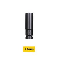 8 mm–32 mm 1/2 colio pavaros gilaus smūgio veržliarakčio lizdo galvutės adapteris šešiakampė šešiakampė veržliarakčio galvutės įvorė pneumatiniam elektriniam veržliarakčio gręžtuvui 15mm gray