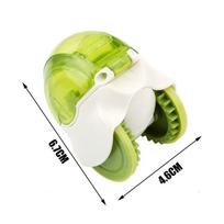 Garlic Cutter Roller Onion Crusher Herb Slicer Food Press; Chopper W1V6 yellow