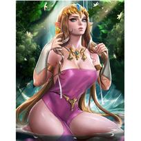 Spausdinti Japonijos nindzė Hinata Sakura Nude Sexy Girl Art Plakatai HD Wall Art Drobės tapyba svetainei Namų dekoro paveikslėlis 21cm×30cm NoFrame