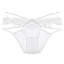CINOON Moteriški Seksualūs Apatiniai Kelnaitės G-string Nėriniai Apatiniai Drabužiai Moteriški Žemais Liemeniu Itin Ploni Skaidrūs Gundančiai Tuščiaviduriai Apatiniai M balta