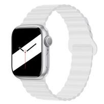 Skysto silikono magnetinis laikrodžio dirželis skirtas Apple laikrodžio apyrankei Ultra 2 Series 9 SE iwatch 7 8 6 5 4 SE 42mm 44mm 45mm 49mm 38mm 40mm 41mm 38mm 40mm 41mm gray
