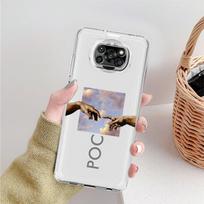 Clear Case For Xiaomi Mi Poco X3 NFC M3 Pro F3 F1 11 Lite 12 Redmi Note 10 9S 8 7 9 Soft Phone Cover Flowers Heart Xiaomi Poco X3 NFC gray