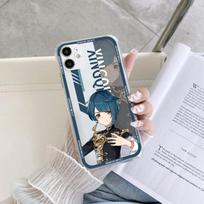 Anime Genshin Impact Case For Xiaomi Redmi Note 9 8 7 8T 10C 9C 10 11 S Mi 9T 10T 11T 12 Lite Poco F3 M3 X3 NFC X4 Pro TPU Cover Redmi Note7 7Pro gray