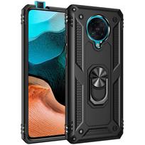 POCO F2 Pro dėklas telefonui POCO F 2 Pro dėklas smūgiams atsparus šarvuotas tvirtas karinis apsauginis magnetinis dangtelis su automobiliniu laikikliu for POCO F2 Pro