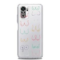 Boobs Art Print Soft Clear Phone Case For Xiaomi Redmi Note 12 10C 10 11 9 8 Pro Plus 9S 7 8T 9T 9A 8A 9C K50 K40 Gaming Cover Redmi Note 7