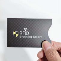 Aukštos kokybės RFID 1 vnt. kortelių laikiklis, apsaugantis nuo vagystės, Populiarūs kreditinės kortelės apsaugos banko kortelės aliuminio folijos priedai juoda