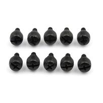 10 vnt. 6#32*5 sriegio dantų ilgis 5 mm kompiuterio PC korpuso be įrankių reguliavimo varžtas 1 juoda