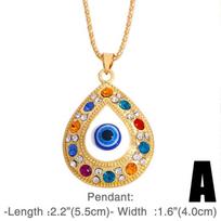 Lydinio Fatima rankų karoliai Turkija Blue Eye Deimantiniai juvelyriniai megztiniai grandinė beige