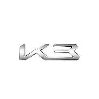 K3 K5 K8 raidžių emblema Forte Cerato Optima Sorento Sportage GT Line Automobilio metalinis ženklelis Logotipas Kėbulo lipdukai Galinis lipdukas gray