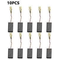 10 vnt. anglies šepetėlių Bosch varikliui kampiniam šlifuokliui 15 mm x 8 mm x 5 mm įrankiai