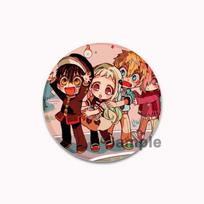 32/44/58mm Anime Tualetu prisirišusio Hanako Kun ženkliukai Apvalūs animaciniai prisegami brošiukai kuprinei, drabužiams, aksesuarų kolekcijai, dekoravimui 32mm