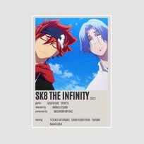 Vintažiniai Japonijos Anime SK8 The Infinity Plakatai ir Spaudiniai Baltas Popierius Animacinio Personažo Plakatas Namų Dekoras Darbo Kambarys Miegamasis Baras Sienų Tapyba 30x21cm