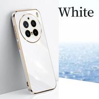 Skirtas VIVO X200 Pro Mini prabangus padengtas galinis dėklas, skirtas VIVO X200 Pro X100 Ultra X100s Pro X90 Pro + minkštas TPU silikoninis lęšio apsauginis dangtelis, atsparus smūgiams For VIVO X200 Pro balta