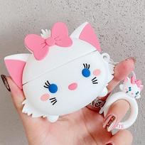 3D animacinis dėklas AirPods 1 2 3 Pro, silikoninis dėklas AirPods Pro 2, mielas dangtelis, ausinių apsauginis dėklas, ausinių priedai For Airpods 1 2