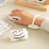 Ergonomiškas riešo atrama pelės kilimėlis - Dėvėjimuisi atspari rankų pagalvėlė spausdinimui ir naudojimui biure Smile 1