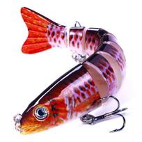 Daugiasąnarinis segmentinis swimbait'as lydekų vobleriai 12,8 cm-18 g crankbait žvejybos masalas Isca Artificia ešeriams, lydekų masalas