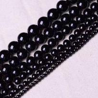Natūralaus juodo ir raudono agato palaidi karoliukai „pasidaryk pats“ papuošalų gamybai 4mm ~93 beads