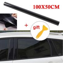 Aukštos Kokybės Juodas Automobilio Langų Tamsinimo TINT5% VLT Lipdukas Dekalas Plėvelė+Grandiklis 100x50cm