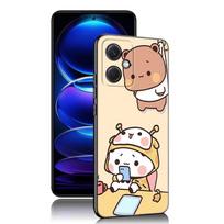 Cute BuBu DuDu Black Silicone Phone Case For Xiaomi Redmi Note 10 11 11S 12 13 4G 8 9 11T Pro 5G Plus 8T 9S 10S 12S Redmi Note12 ProPlus