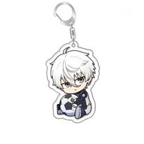 Anime Blue Lock Raktų pakabukai Figūrėlės Chigiri Hyoma Michael Kaiser Itoshi Rin Akriliniai Raktų pakabukai Miela Krepšio Dekoracija Pakabukas Dovana