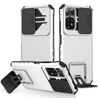 Slide Lens Case for Xiaomi Redmi Note 11S Note11 4G Hybrid Armor Shockproof Kickstand Cover For Redmi Note 11 Pro Cases RM Note 11 4G balta
