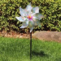 Paukščių atbaidiklis Pinwheels šviesą atspindintis putojantis paukščių atgrasomasis vėjo malūnas Protect Garde Silver