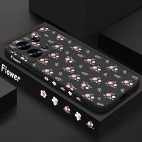 Pink Flower Print For Xiaomi 13T Poco X7 F6 Pro X6 M6 C65 Redmi 13C K70E Note 14 Pro 13 12 11 Case Slim Matte Shockproof Soft TPU Lanyard Phone Cover Redmi Note 14 Pro 4G juoda