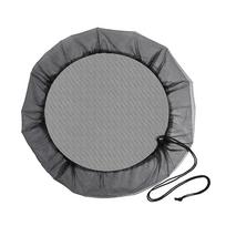 Su Drawcord Gardening Tools Catchment Net Filter Ekrano apsauginiu dangteliu Lietaus statinės dangtelis 30㎝ juoda