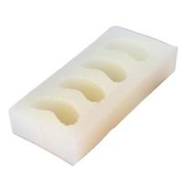 Pasidaryk pats vaisių pyrago forma, aromaterapinės žvakės forma, 4 skylių daugiaformė, pusiau apvali, apelsino žiedo, rankų darbo muilo, aliejinio muilo forma skaidri