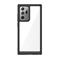 Spalvingas apsauginis dėklas Samsung Galaxy Note 10/10+/10+ 5G/20/20 Ultra atsparus smūgiams galinis dangtelis Galaxy Note 10 juoda